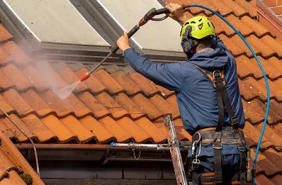 Démoussage et hydrofuge de toiture au Peyrat